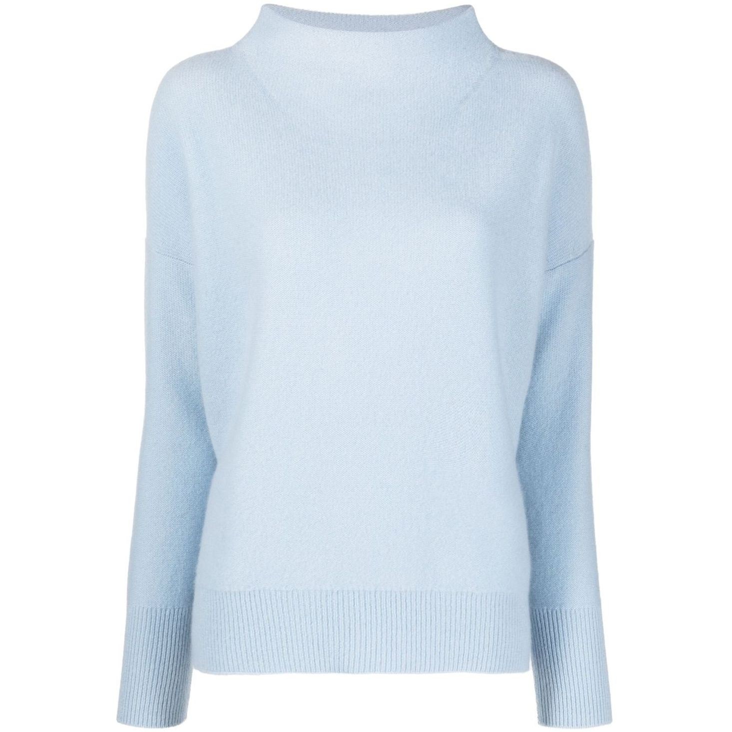 VINCE Megztinis moterims, Mėlyna, Boiled funnel nk pullover 1