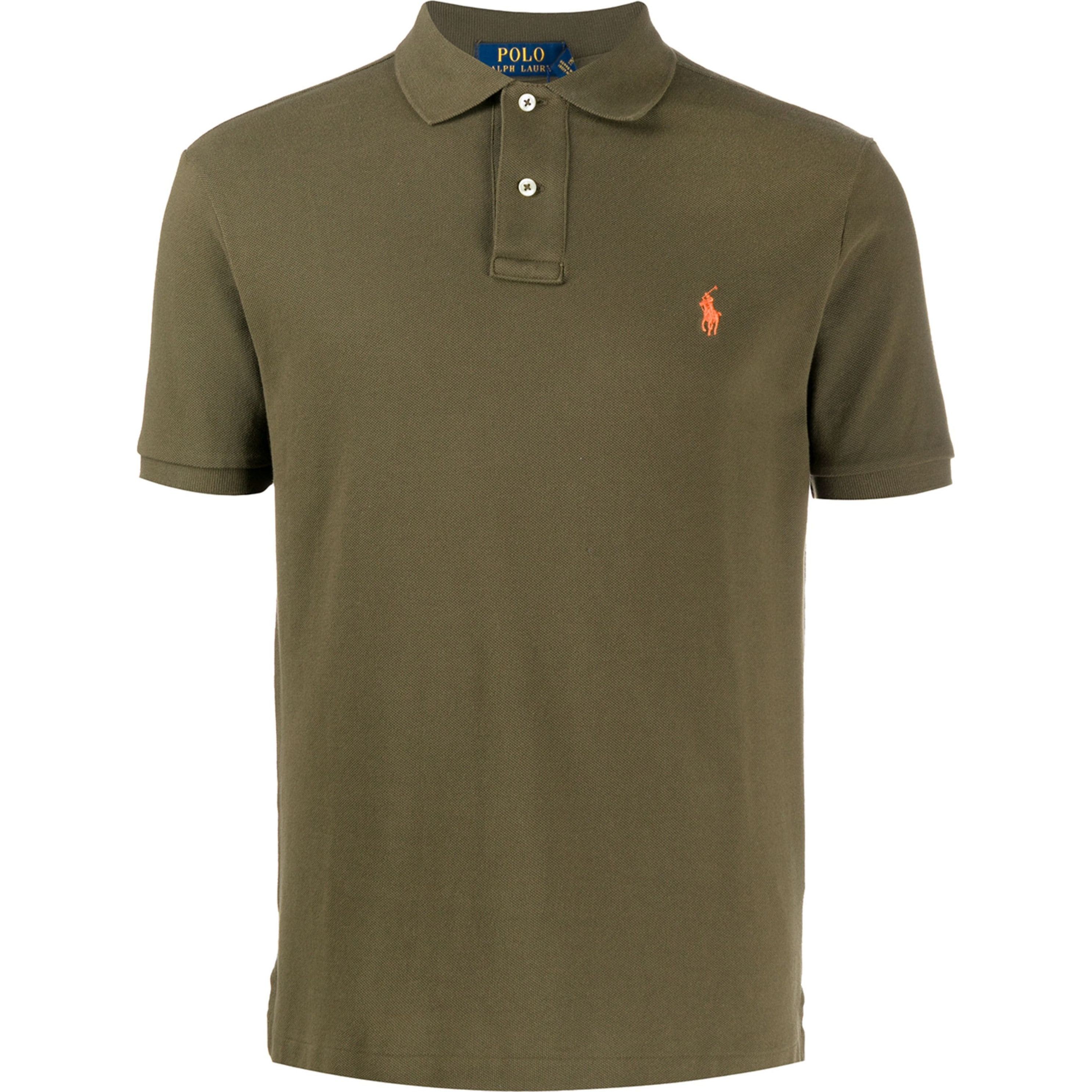 POLO RALPH LAUREN Polo marškiniai trumpos rank. vyrams, Žalia, Short sleeve polo 1