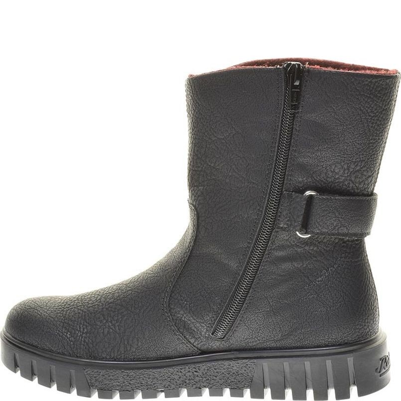 RIEKER Aulinukai moterims, Juoda, BOOTIES 3