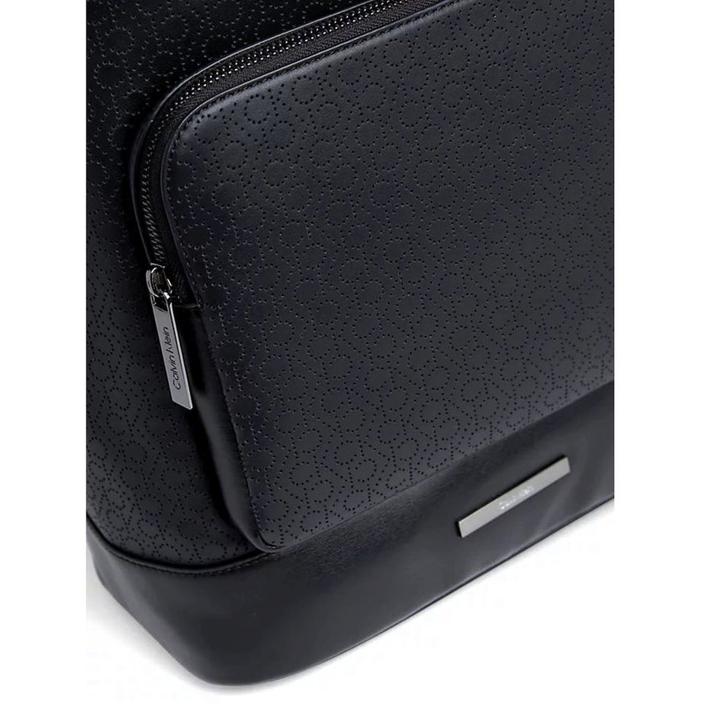 CALVIN KLEIN Kuprinė vyrams, Juoda, Modern bar campus backpack 3