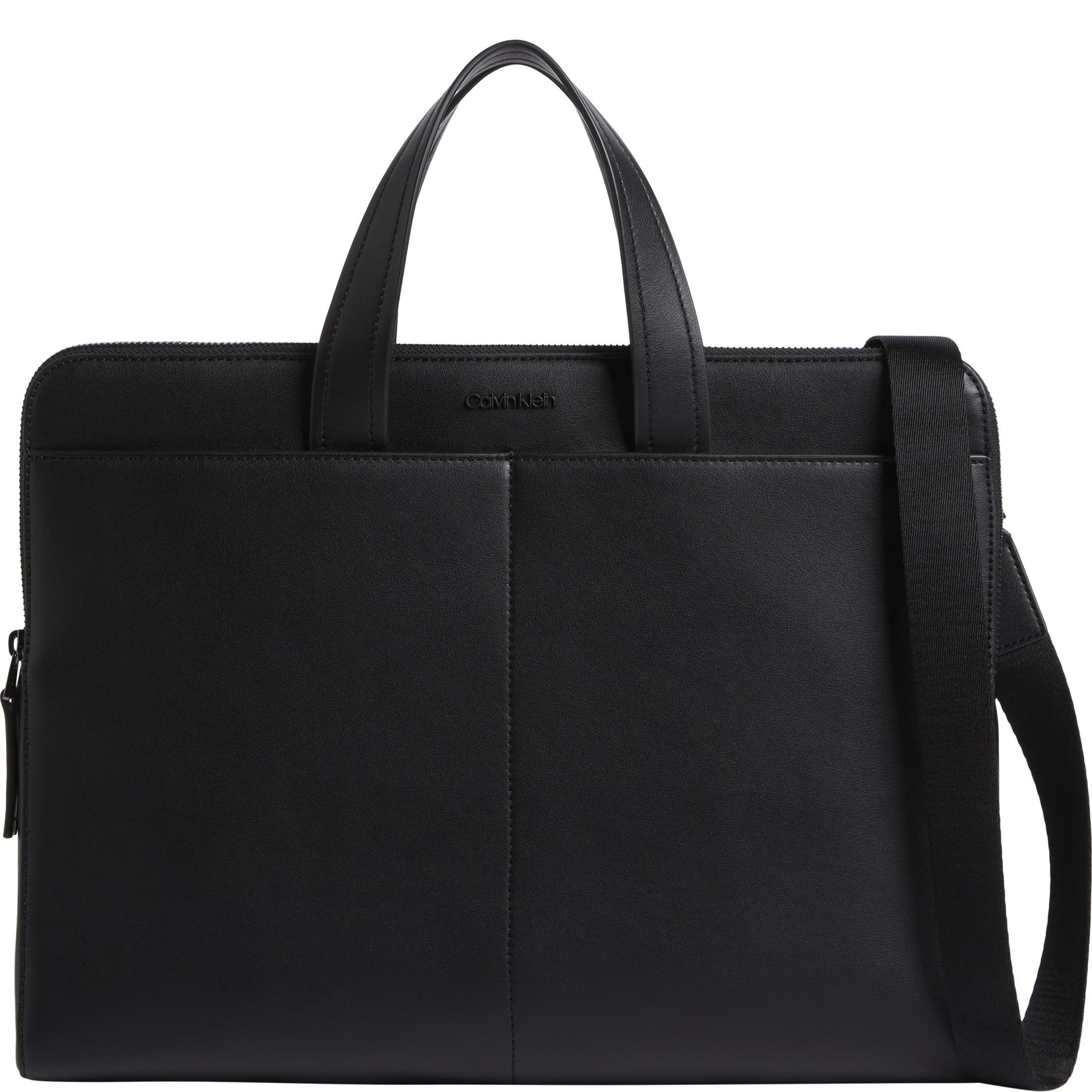 CALVIN KLEIN Dėklas kompiuteriui vyrams, Juoda, Clean essential laptop bag 1