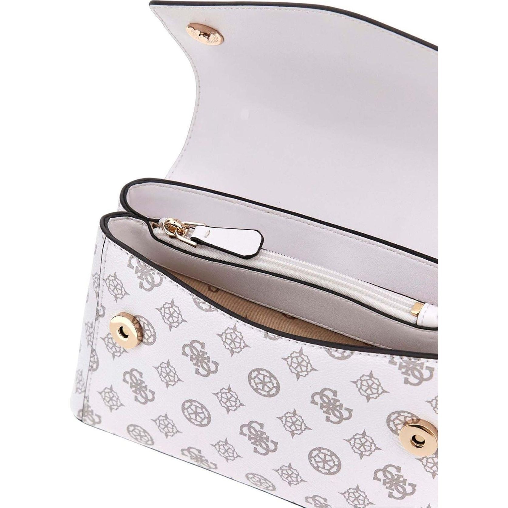 GUESS Rankinė per petį moterims, Balta, Dorys crossbody 3