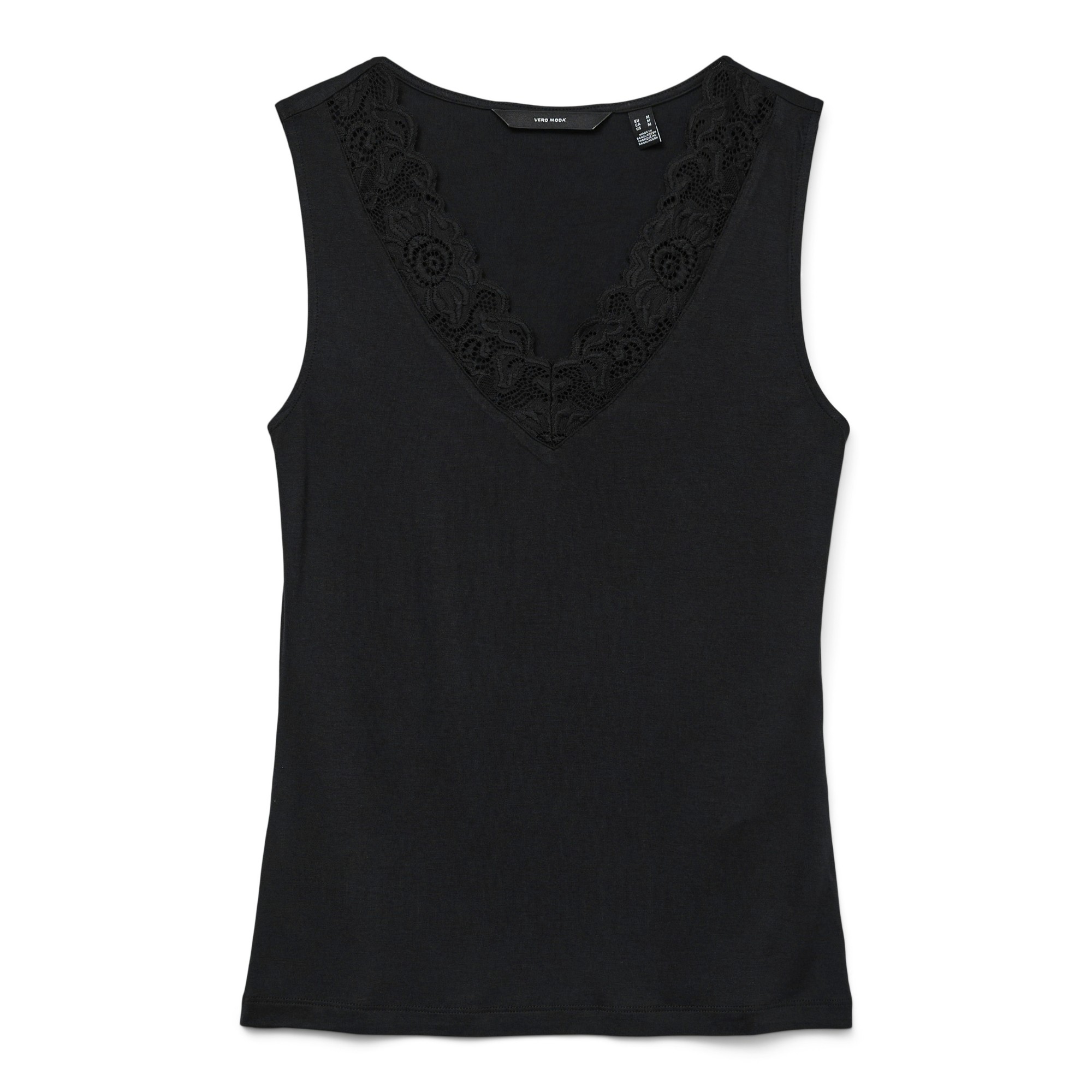 VERO MODA Marškiniai be rankovių moterims, Juoda, Rosa top 1