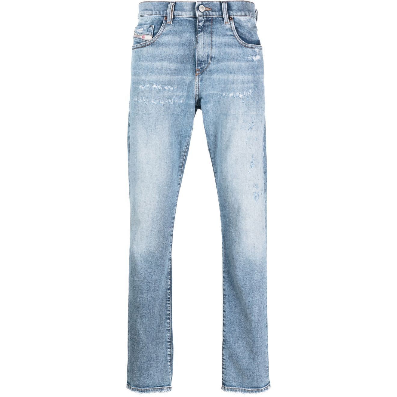 DIESEL Tiesūs džinsai -vyrams, Mėlyna, 2019 d-strukt l.32 trousers 1