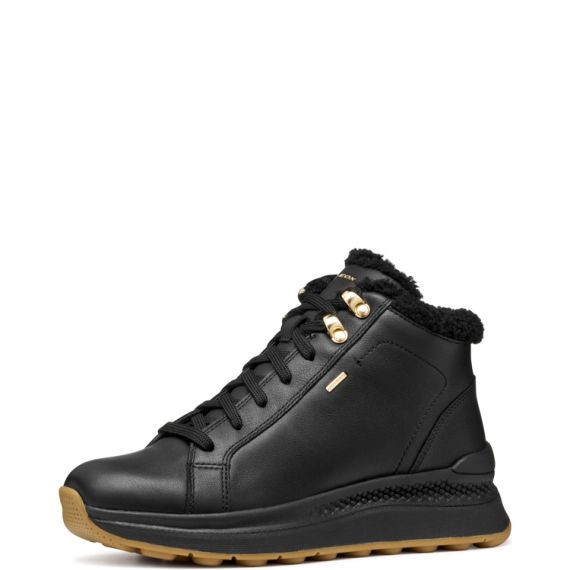 GEOX Laisvalaikio bateliai moterims, Juoda, Spherica actif Leisure 3