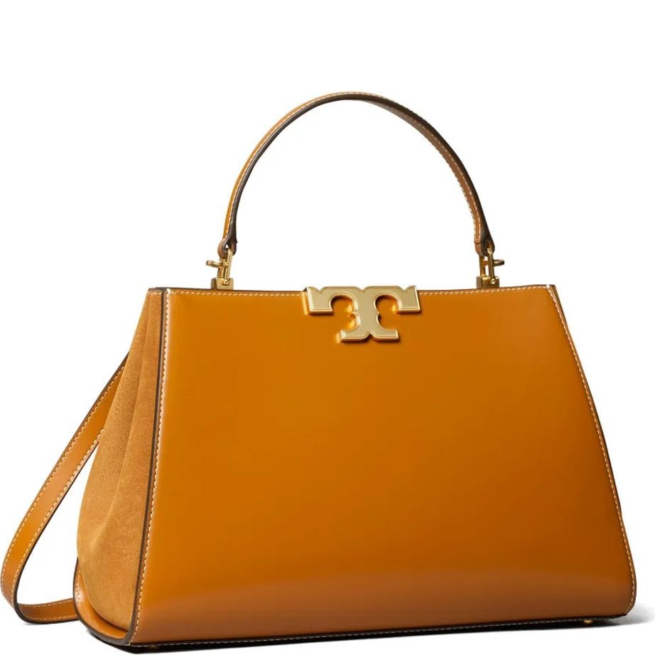 TORY BURCH Pirkinių krepšys moterims, Ruda, Eleanor satchel 2