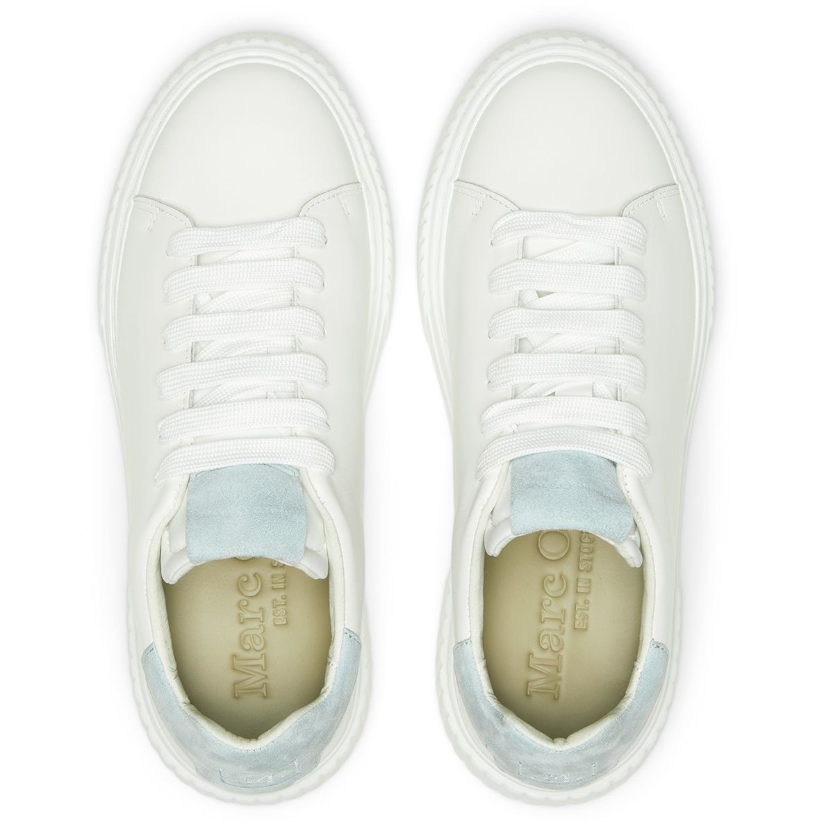 MARC O'POLO Sportbačiai moterims, Balta, Svea  sneakers 4