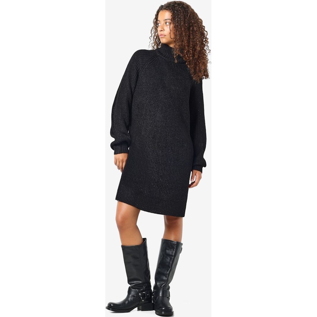 NOISY MAY Megzta suknelė moterims, Juoda, Timmy knit dress 5