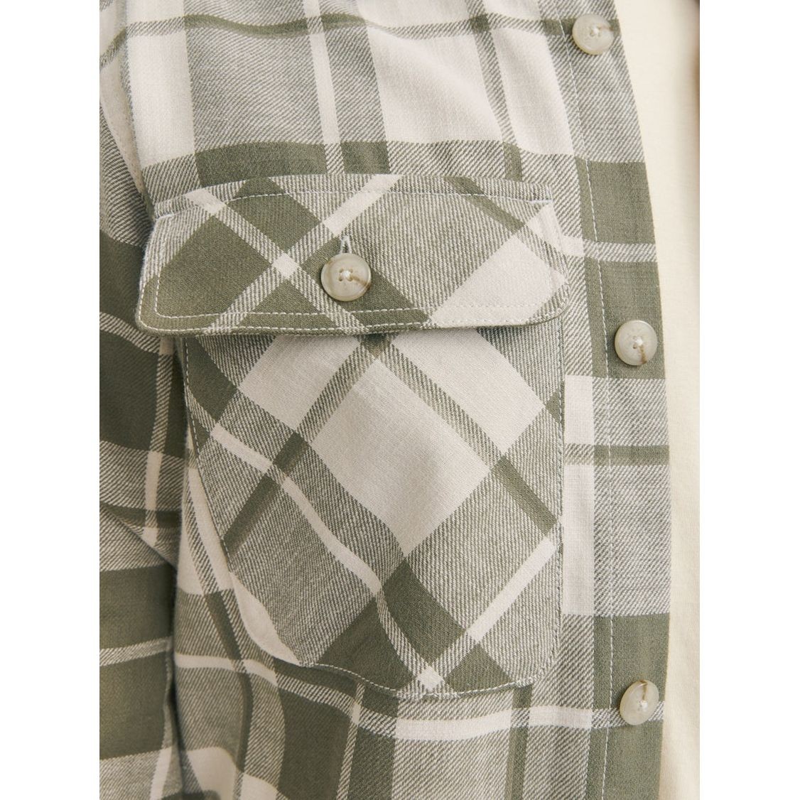 JACK & JONES Lengva striukė vyrams, Ruda, Raymond overshirt 6