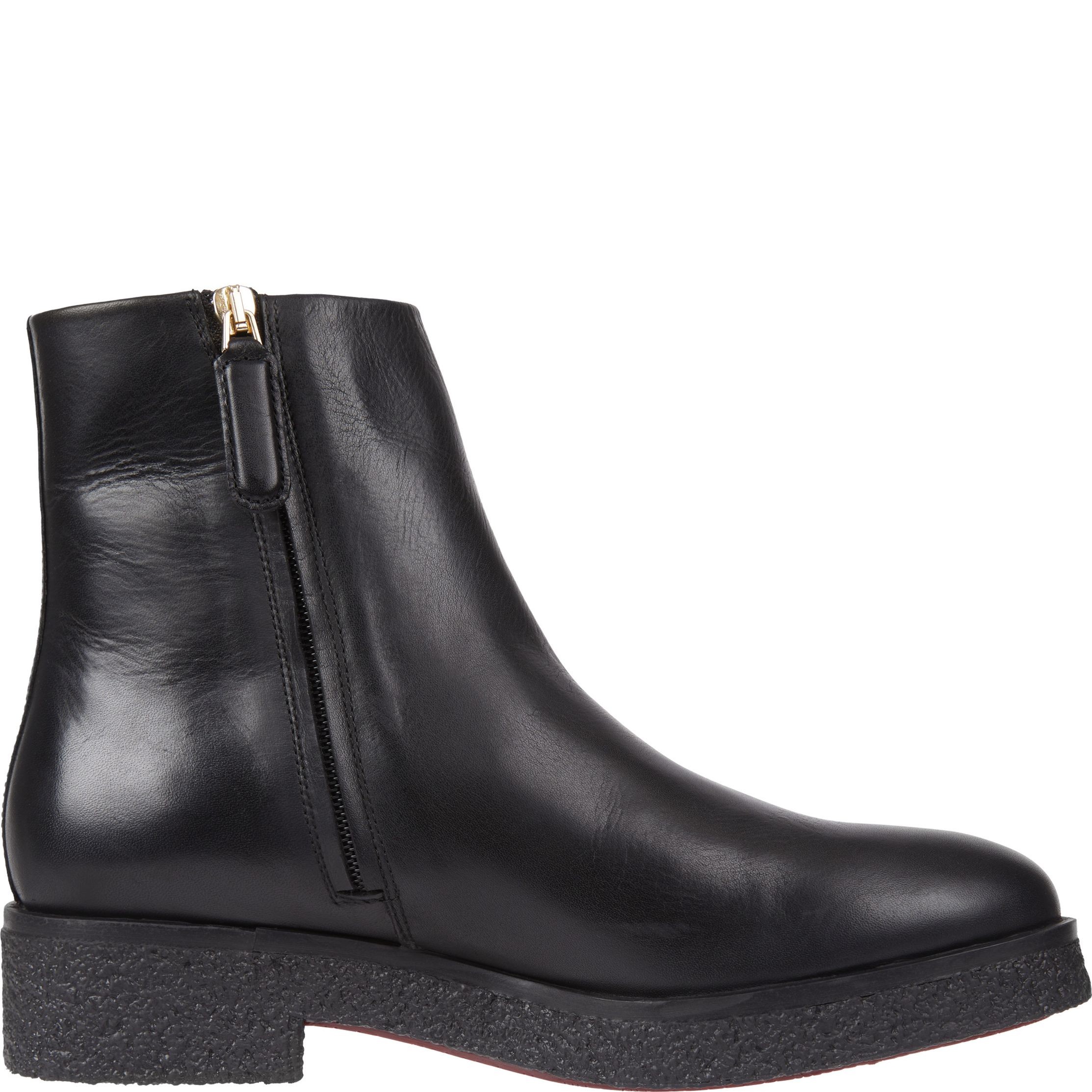 TOMMY HILFIGER Aulinukai moterims, Juoda, Crepe look ankle boot 5