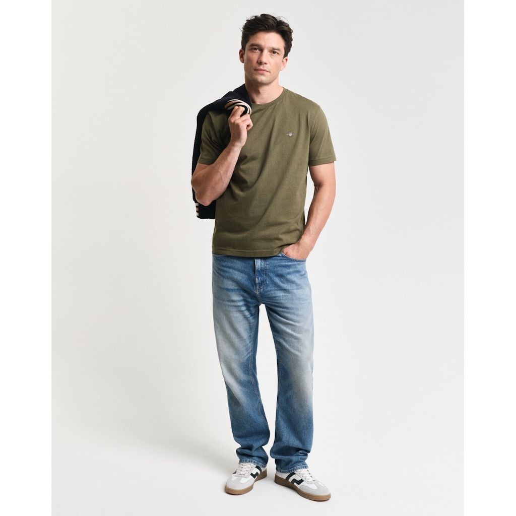 GANT Marškinėliai vyrams, Žalia 5