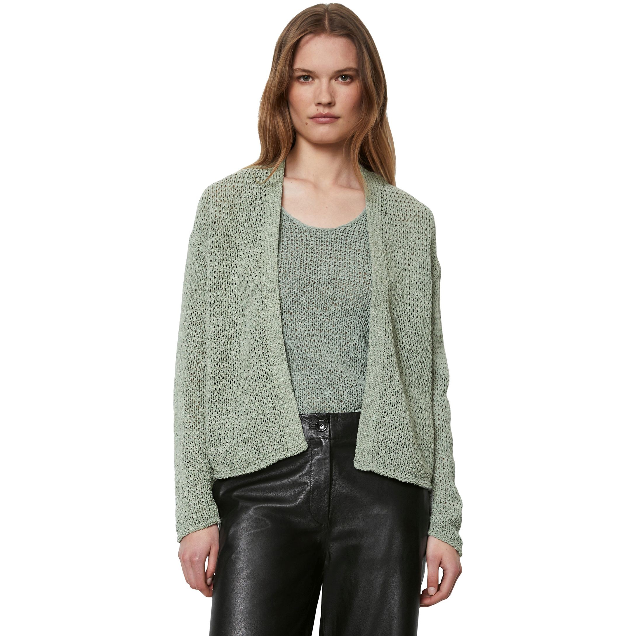 MARC O'POLO Kardiganas moterims, Žalia 2