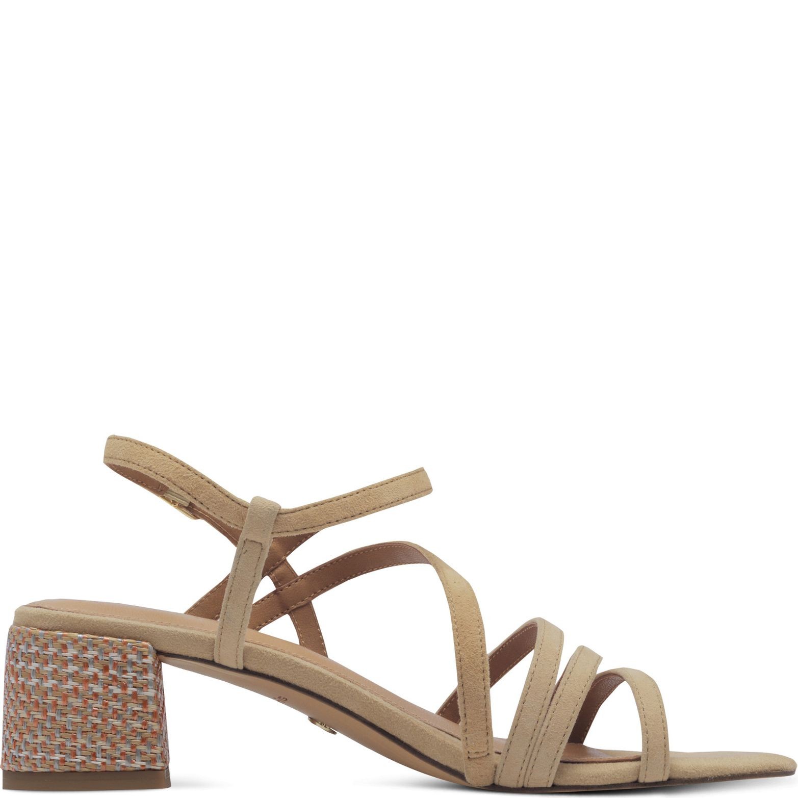 TAMARIS Basutės moterims, Smėlio, Sandal heel 3