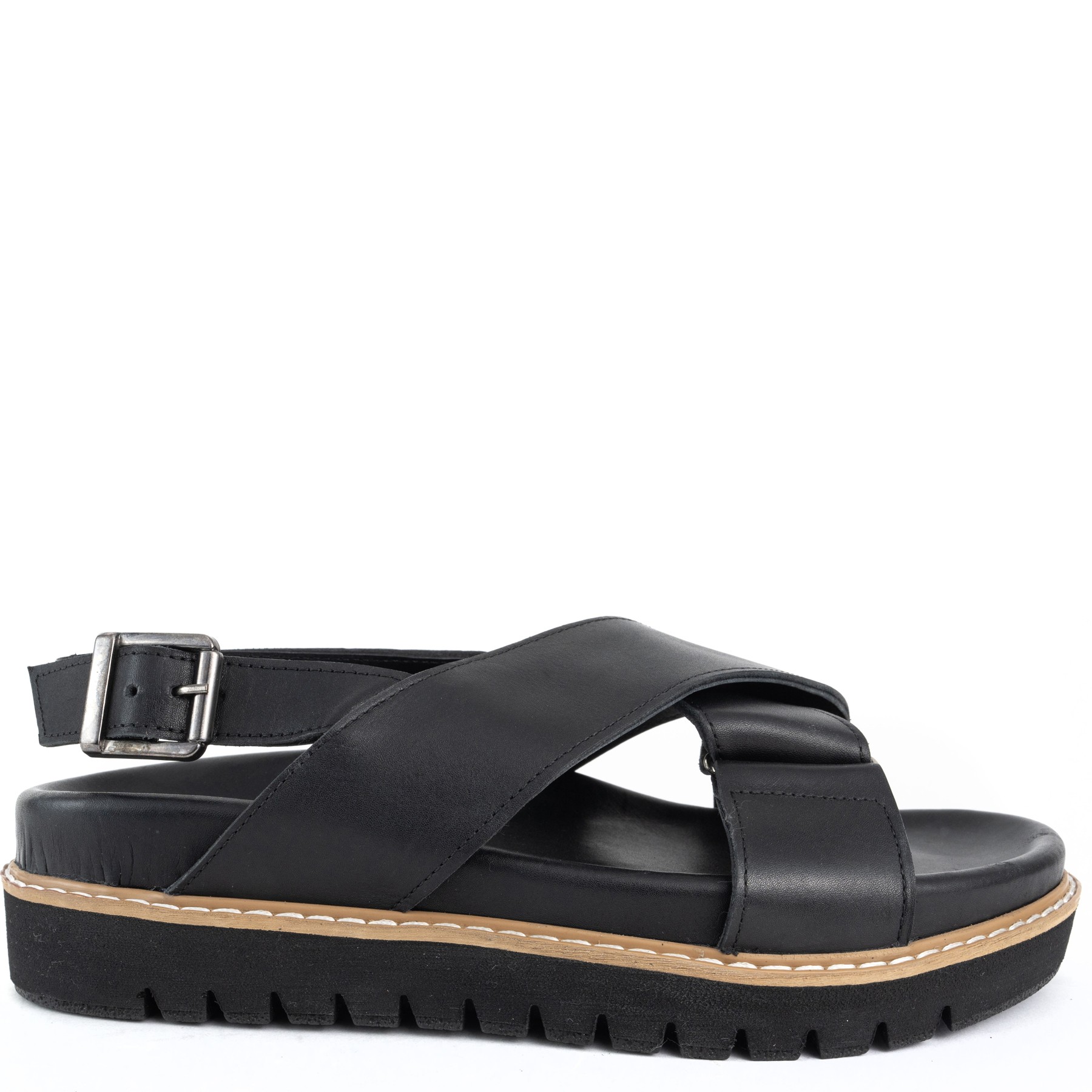 GRUNER SCHUHE Basutės moterims, Juoda, Sandals 2