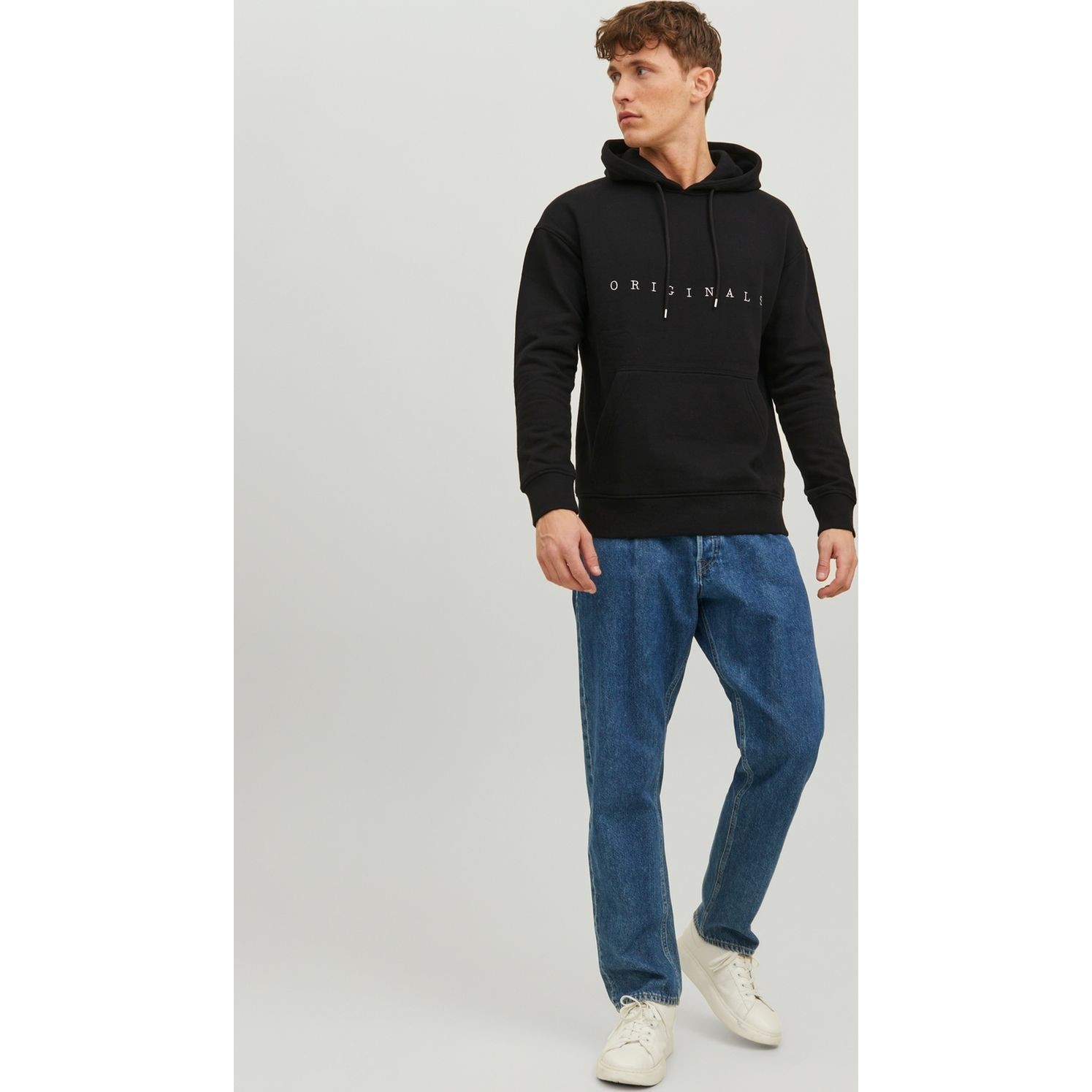 JACK & JONES Sportinis nertinis vyrams, Juoda, Džemperis 3