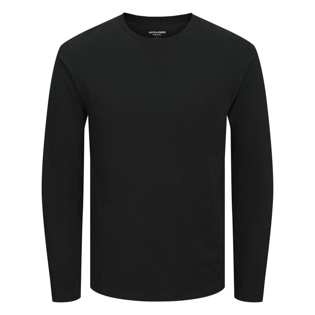 JACK & JONES Marškinėliai vyrams, Juoda, Organic basic tee