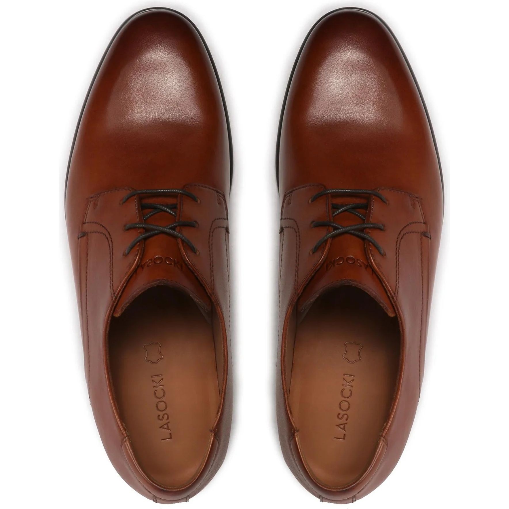 LASOCKI Bateliai - vyrams, Camel, SHOES 4