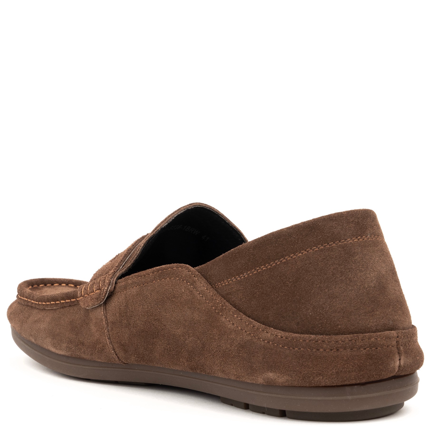 SERGIO MORETTI Mokasinai vyrams, Ruda, Mocasins 3