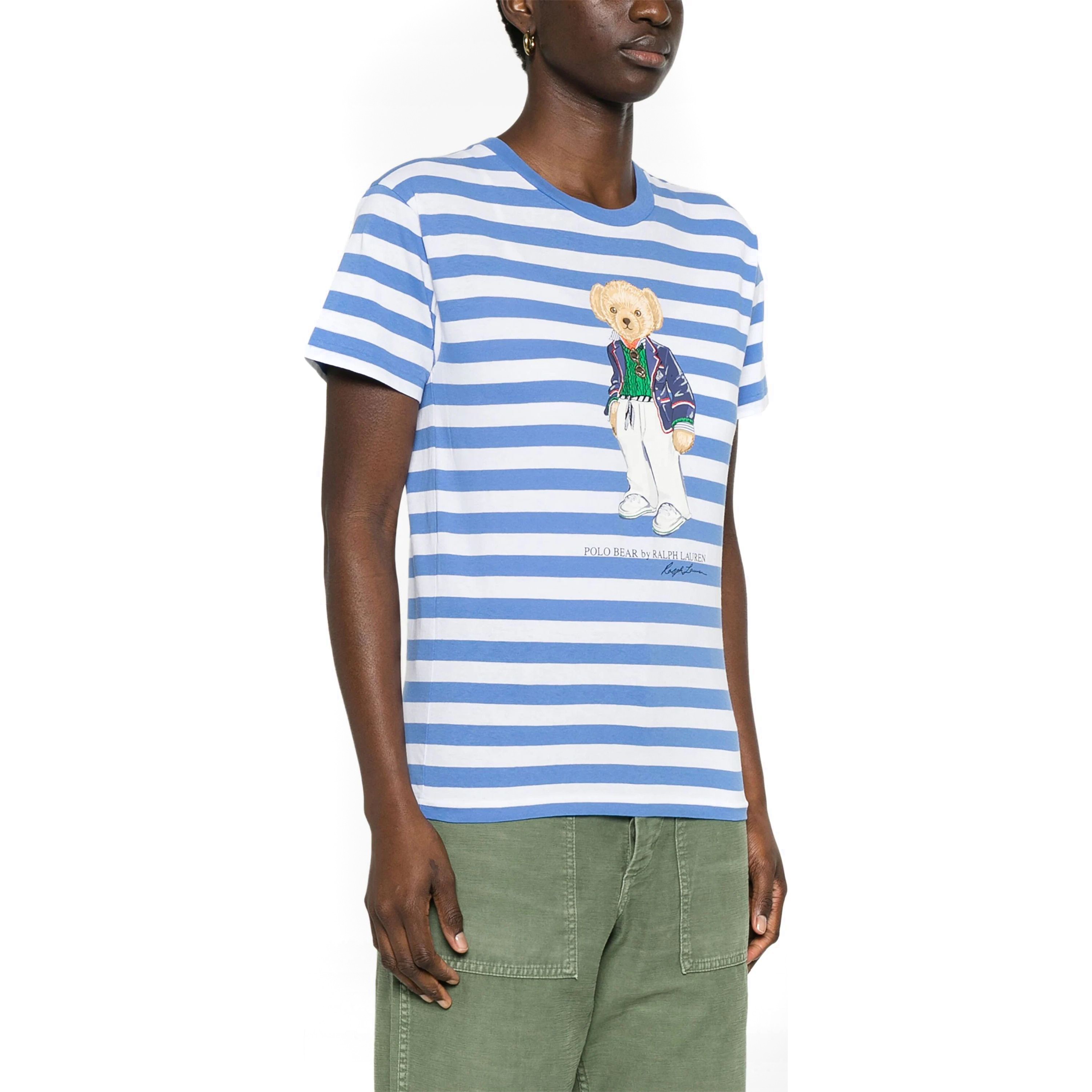 POLO RALPH LAUREN Marškinėliai trump. rankovėmis moterims, Mėlyna, Short sleeve t-shirt 2