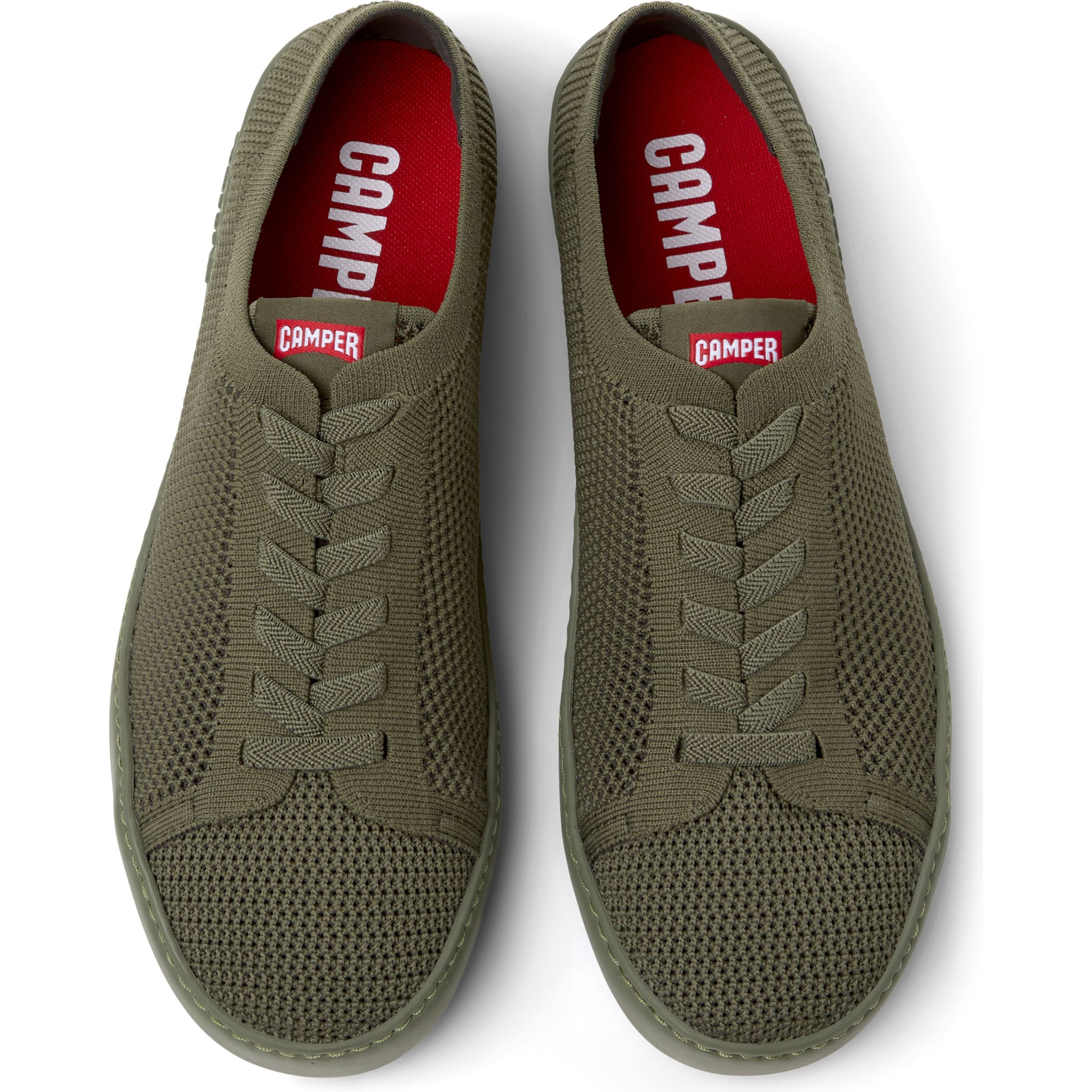 CAMPER Laisvalaikio bateliai vyrams, Žalia, Strobel sneakers 5