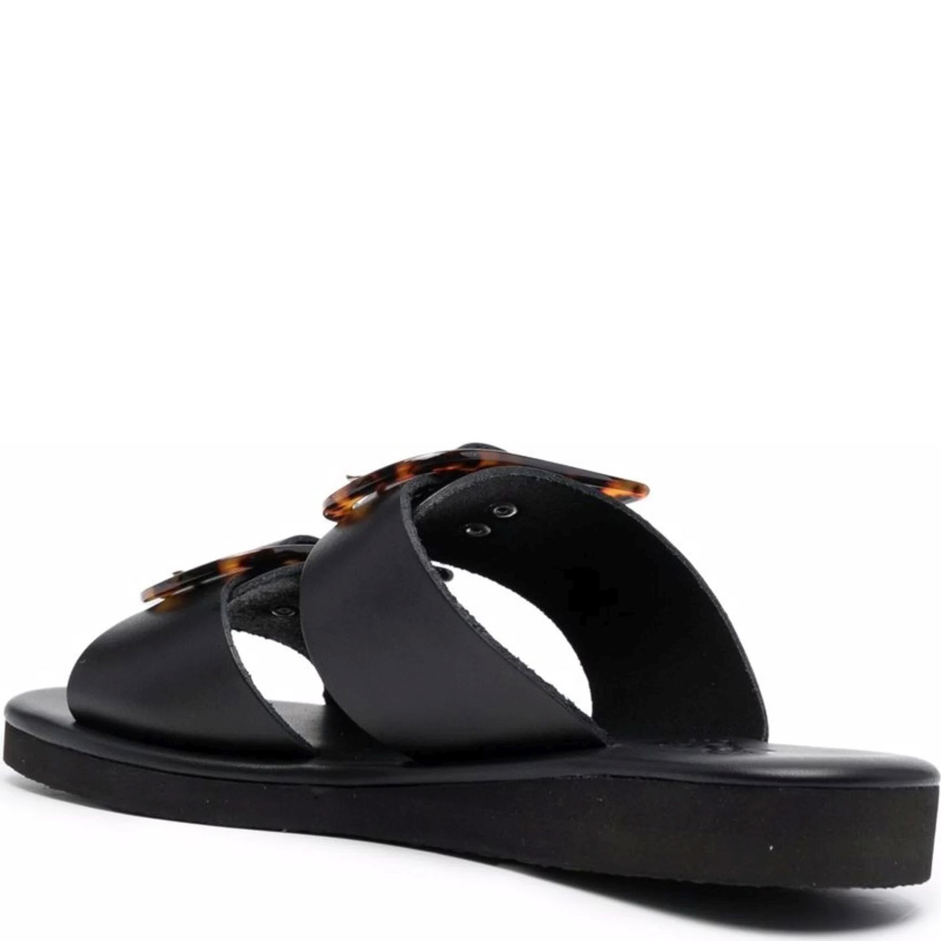 ANCIENT GREEK SANDAL Basutės moterims, Juoda, Iaso vachetta sandals 3