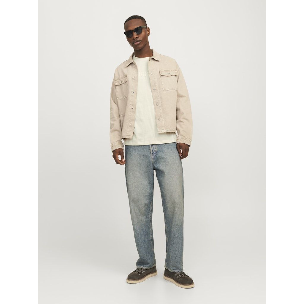 JACK & JONES Marškinėliai vyrams, Geltona, Frederiks berg tee 5