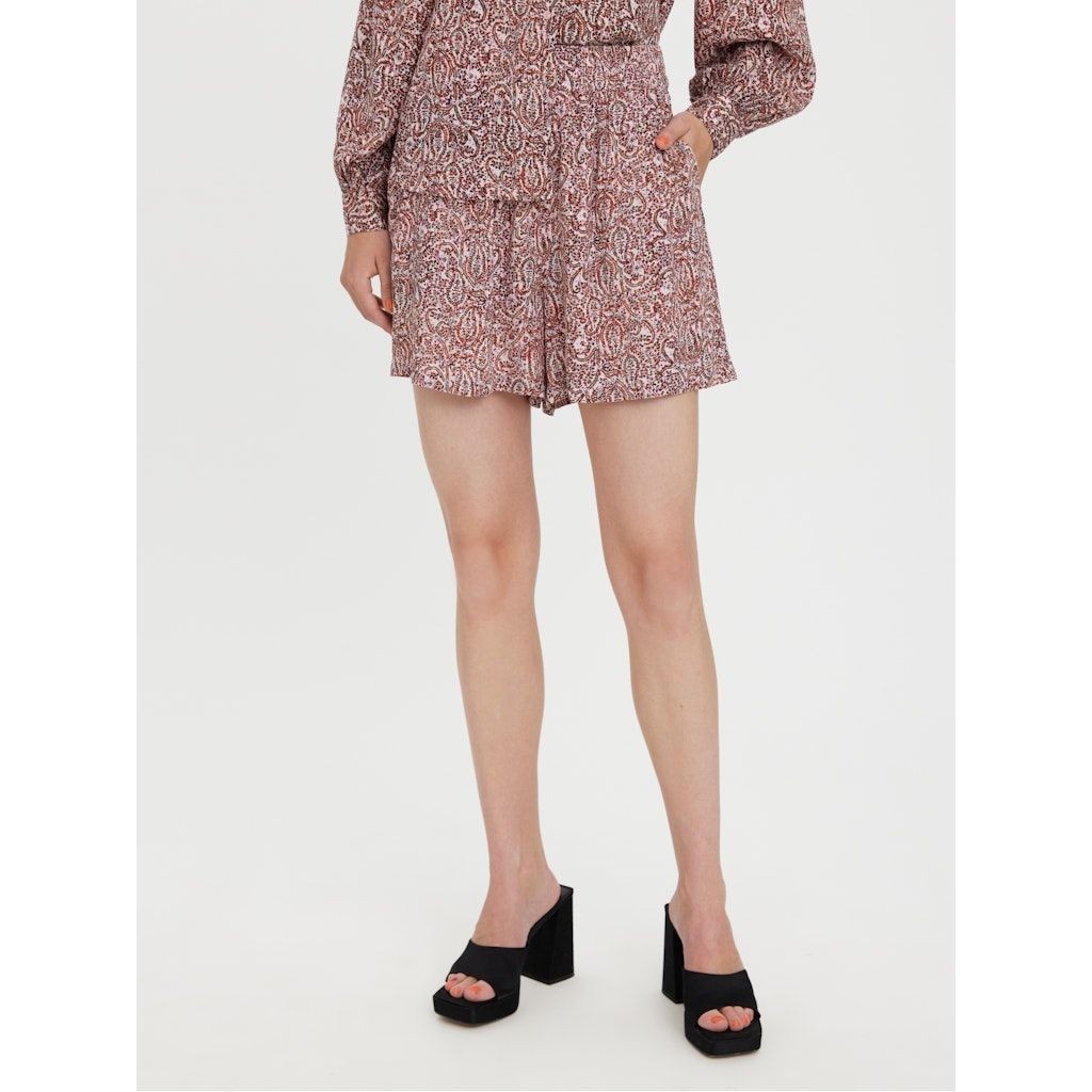 VERO MODA Šortai moterims, Rožinė, VMULRIKKE HW SHORTS V 5