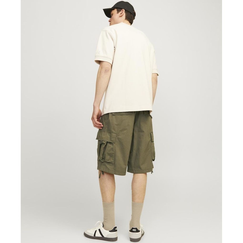 JACK & JONES Šortai vyrams, Žalia, Jpstparachute shorts 7