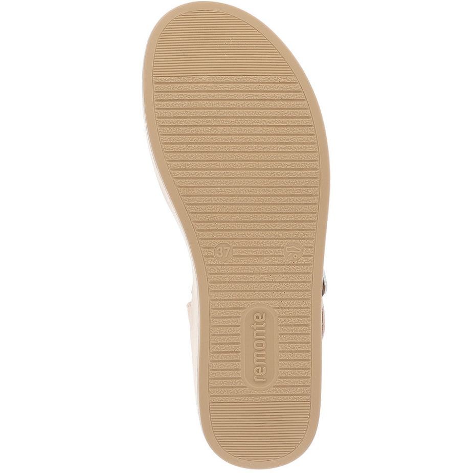 REMONTE Basutės moterims, Smėlio, SANDALS 9