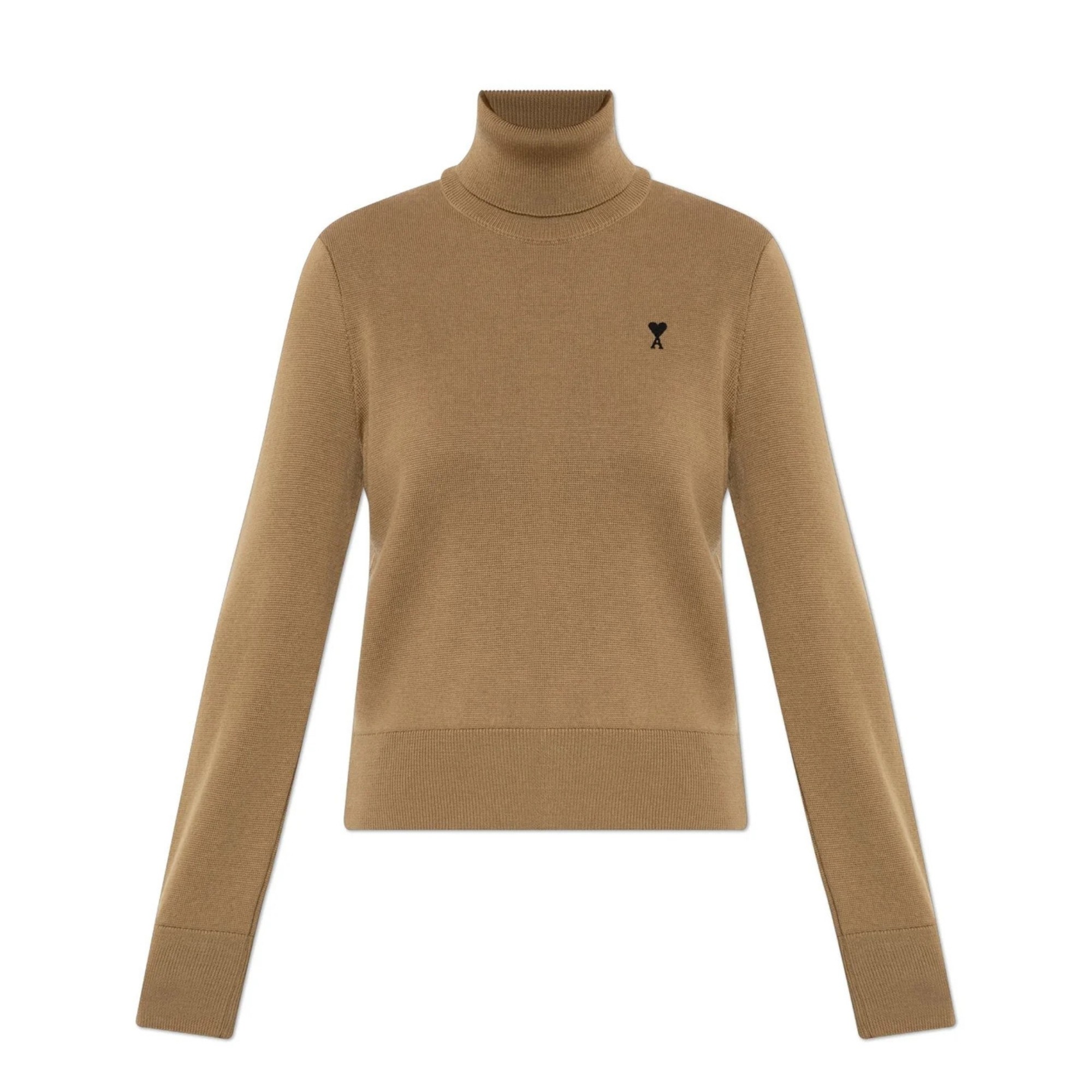 AMI PARIS Megztinis moterims, Ruda, Turtleneck sweater 1