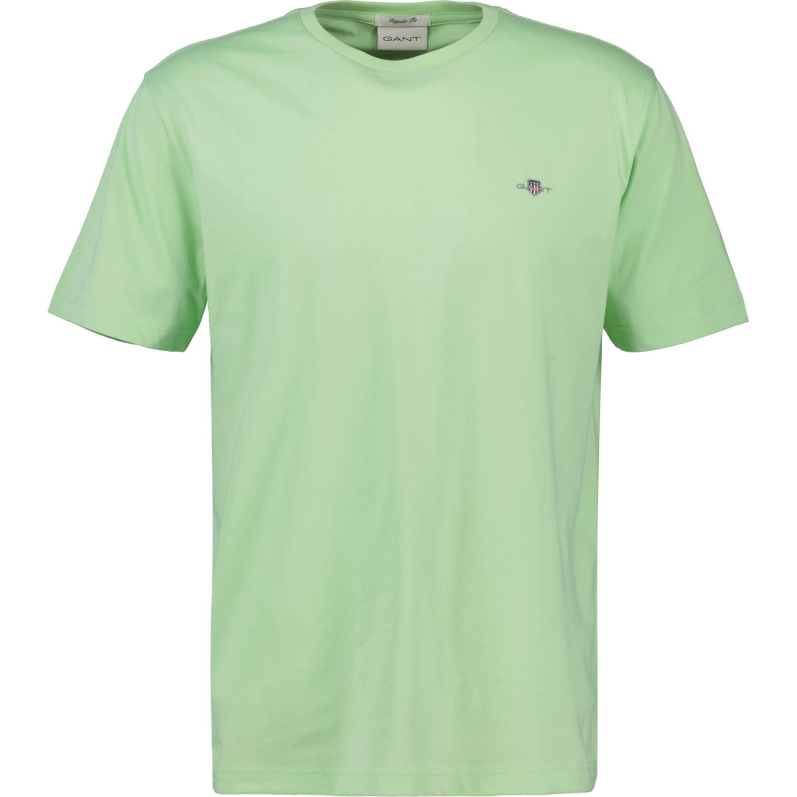 GANT Marškinėliai trump. rankovėmis vyrams, Žalia, Reg shield SS t-shirt 1