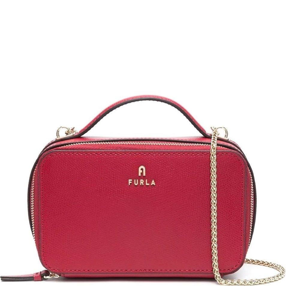 FURLA Rankinė per petį moterims, Rožinė, Furla camelia mini crossbody 1