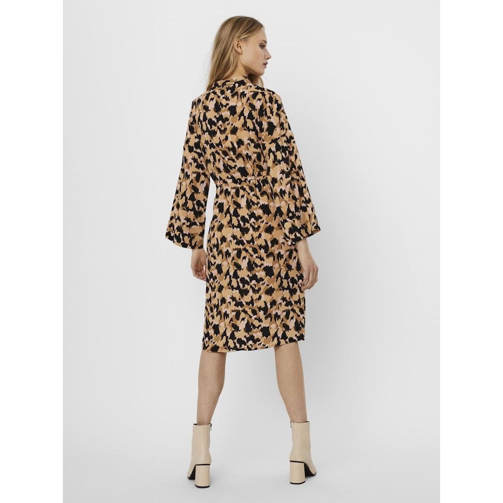 VERO MODA Mini suknelė moterims, Kūno, VMRIE LS BLK SHIRT D 4