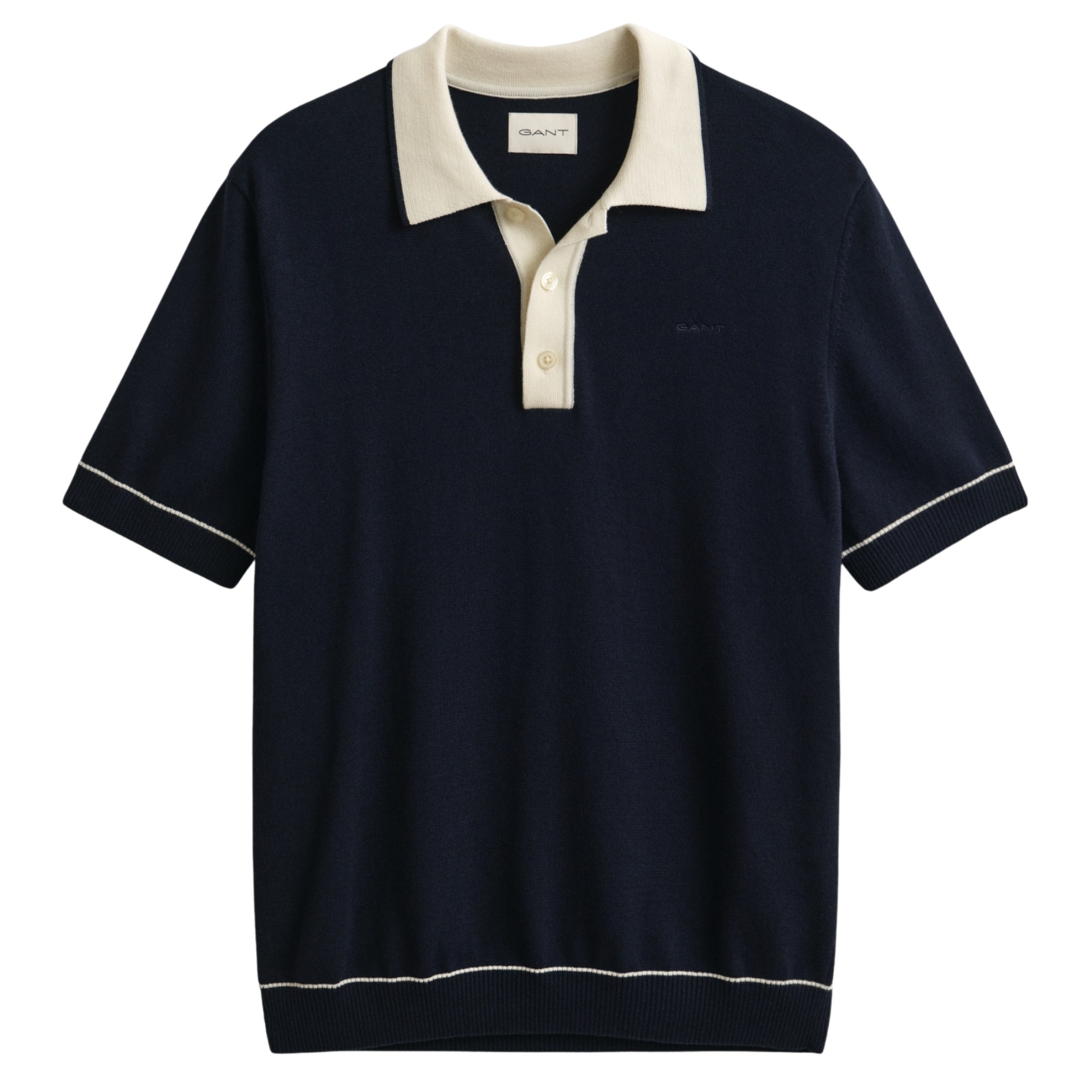 GANT Polo marškiniai trumpos rank. vyrams, Mėlyna, 8030287-433 Polo short 1