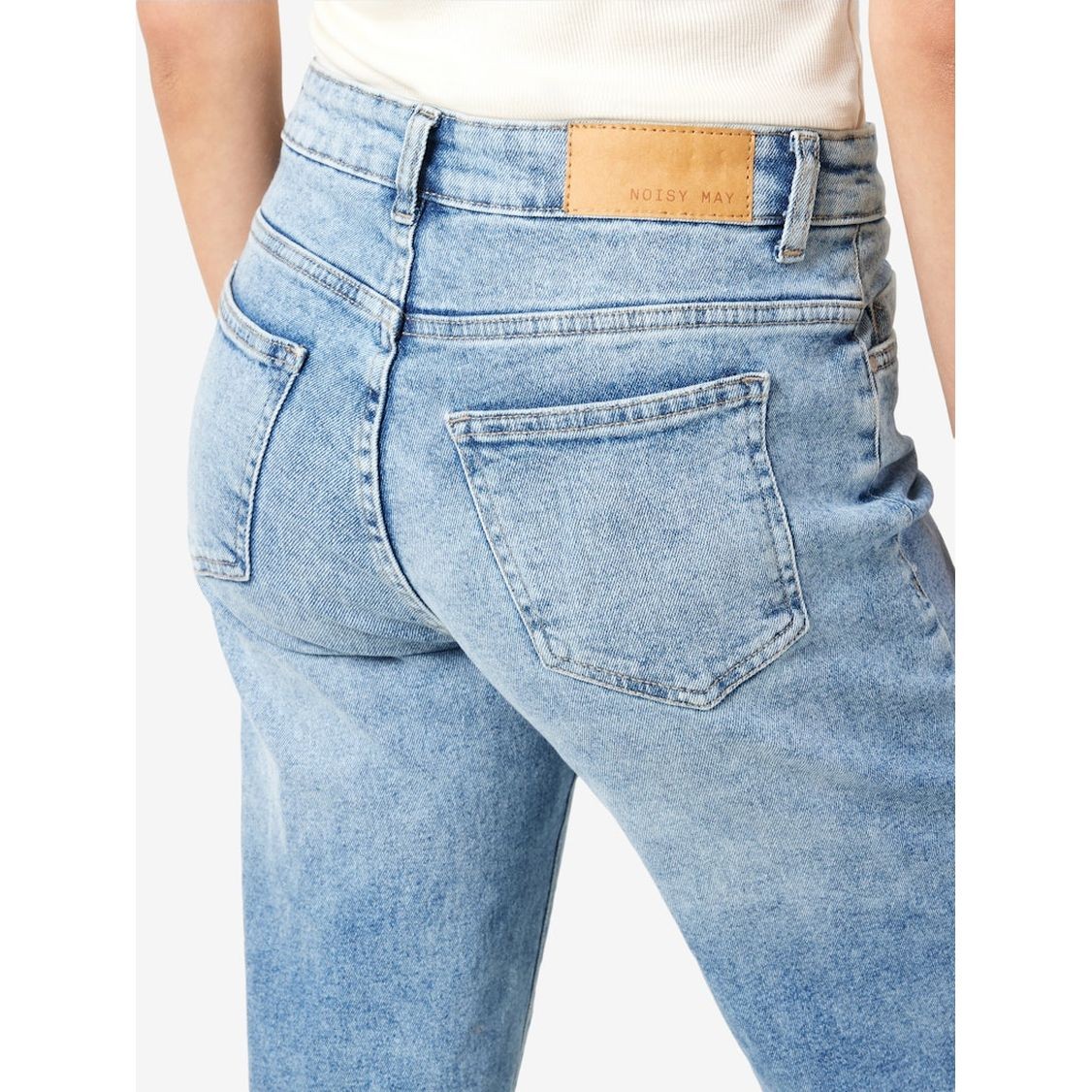NOISY MAY Platūs džinsai moterims, Mėlyna, Nmyolanda wide leg 8