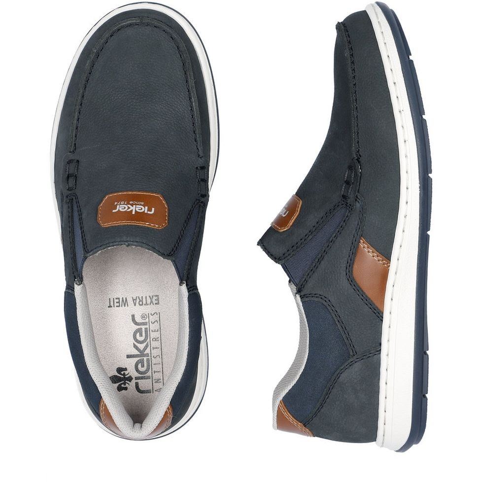 RIEKER Laisvalaikio bateliai vyrams, Mėlyna, LEISURE 11