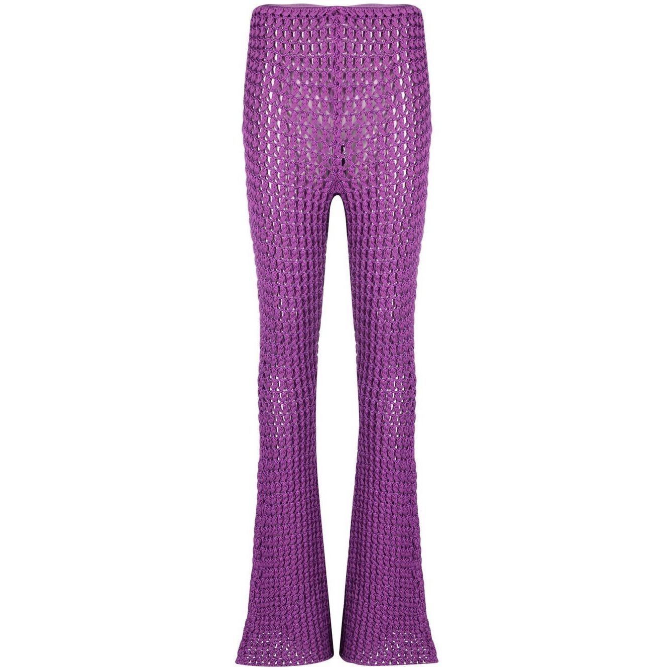 MOSCHINO Laisvalaikio kelnės moterims, purple, Trousers