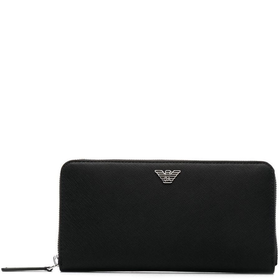 EMPORIO ARMANI Piniginė vyrams, Juoda, Wallet 1