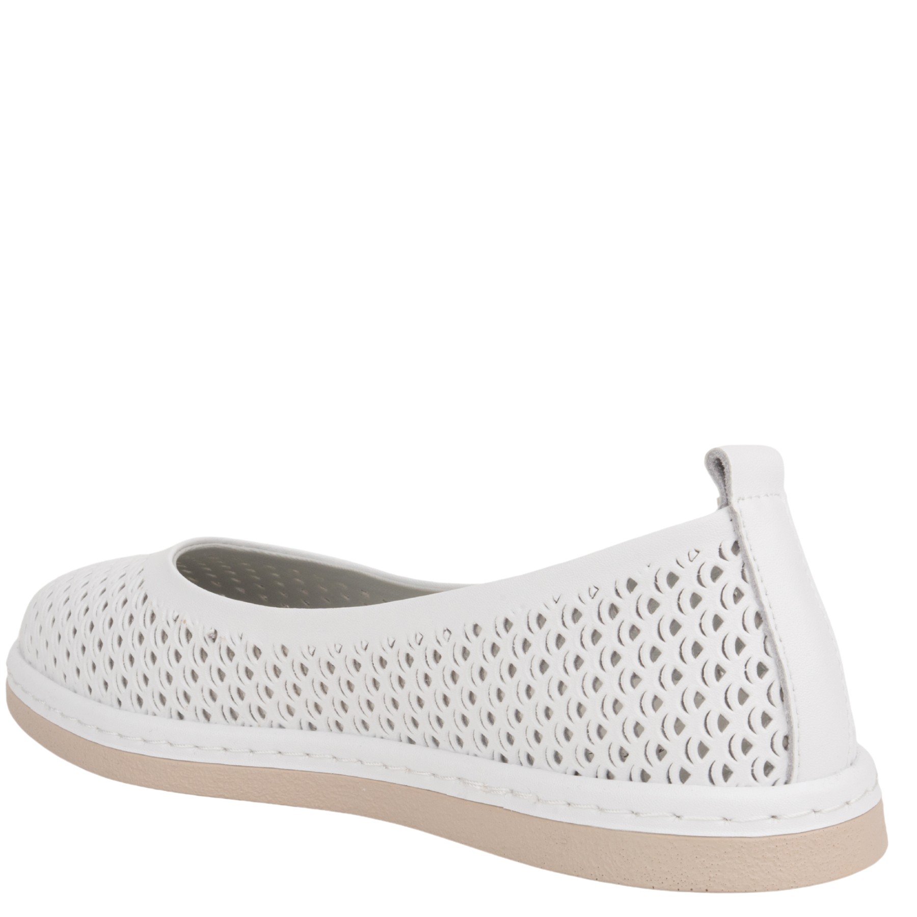 GRUNER SCHUHE Balerinos moterims, Balta, Ballerinas 3