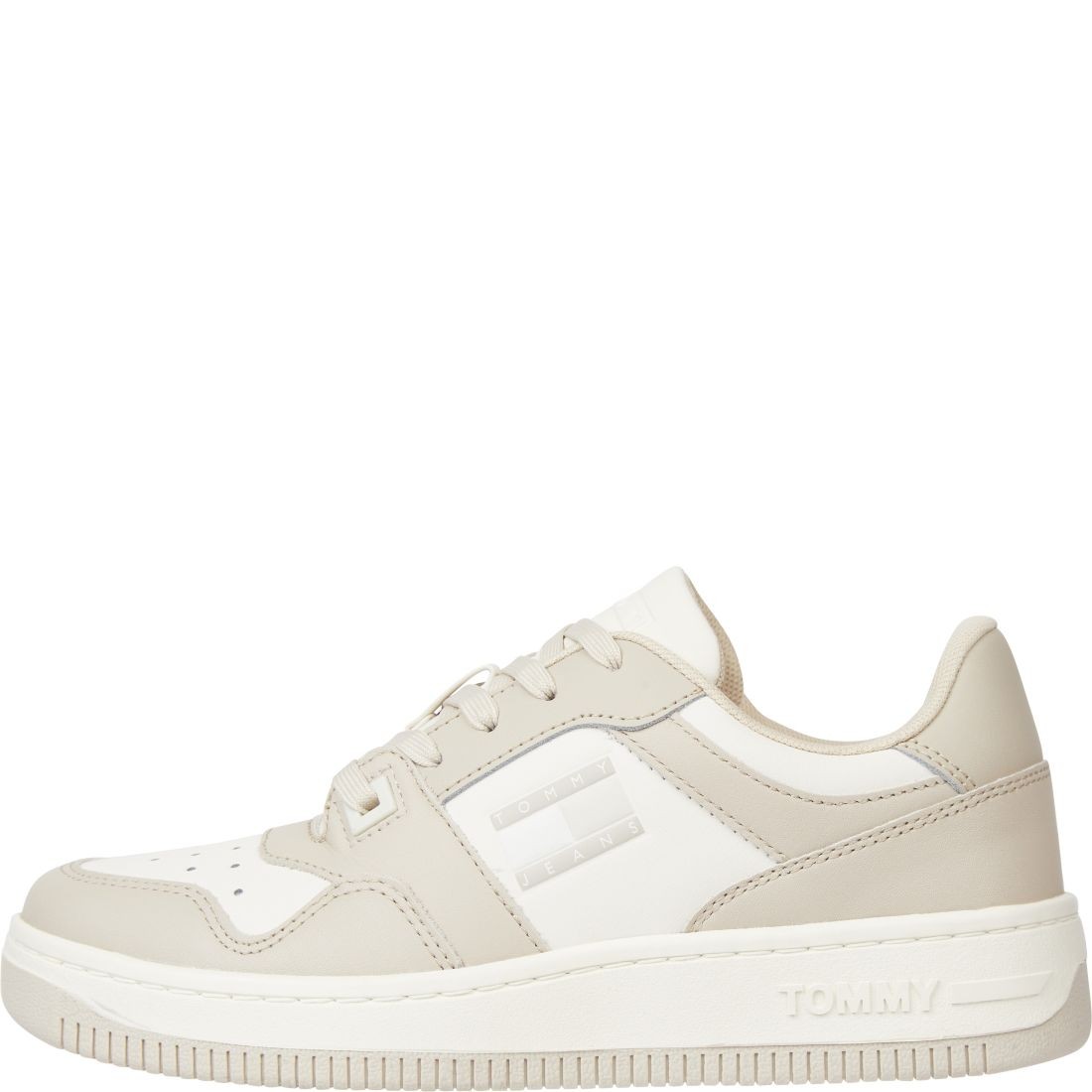 TOMMY JEANS Sportiniai bateliai moterims, Smėlio, Retro low fancy sport shoe 7