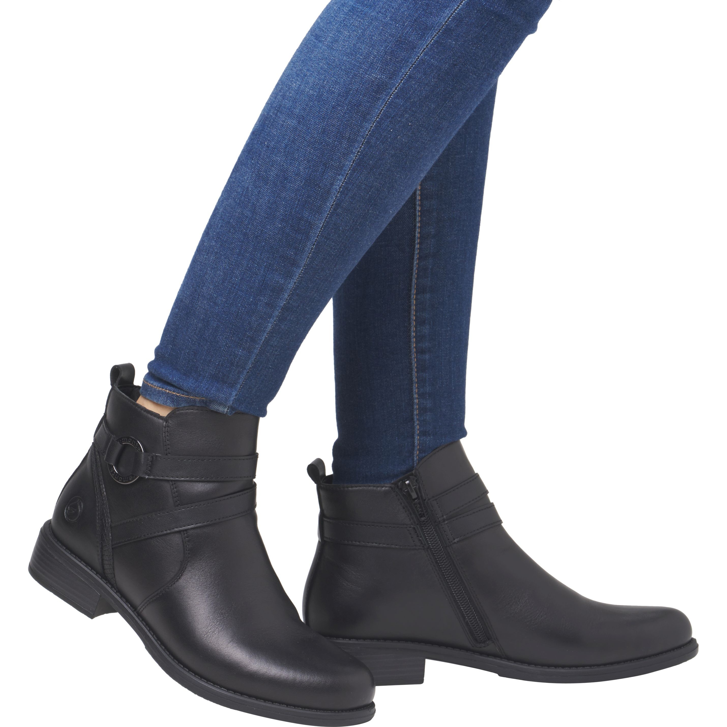 REMONTE Aulinukai moterims, Juoda, Ladies mid height boots 2