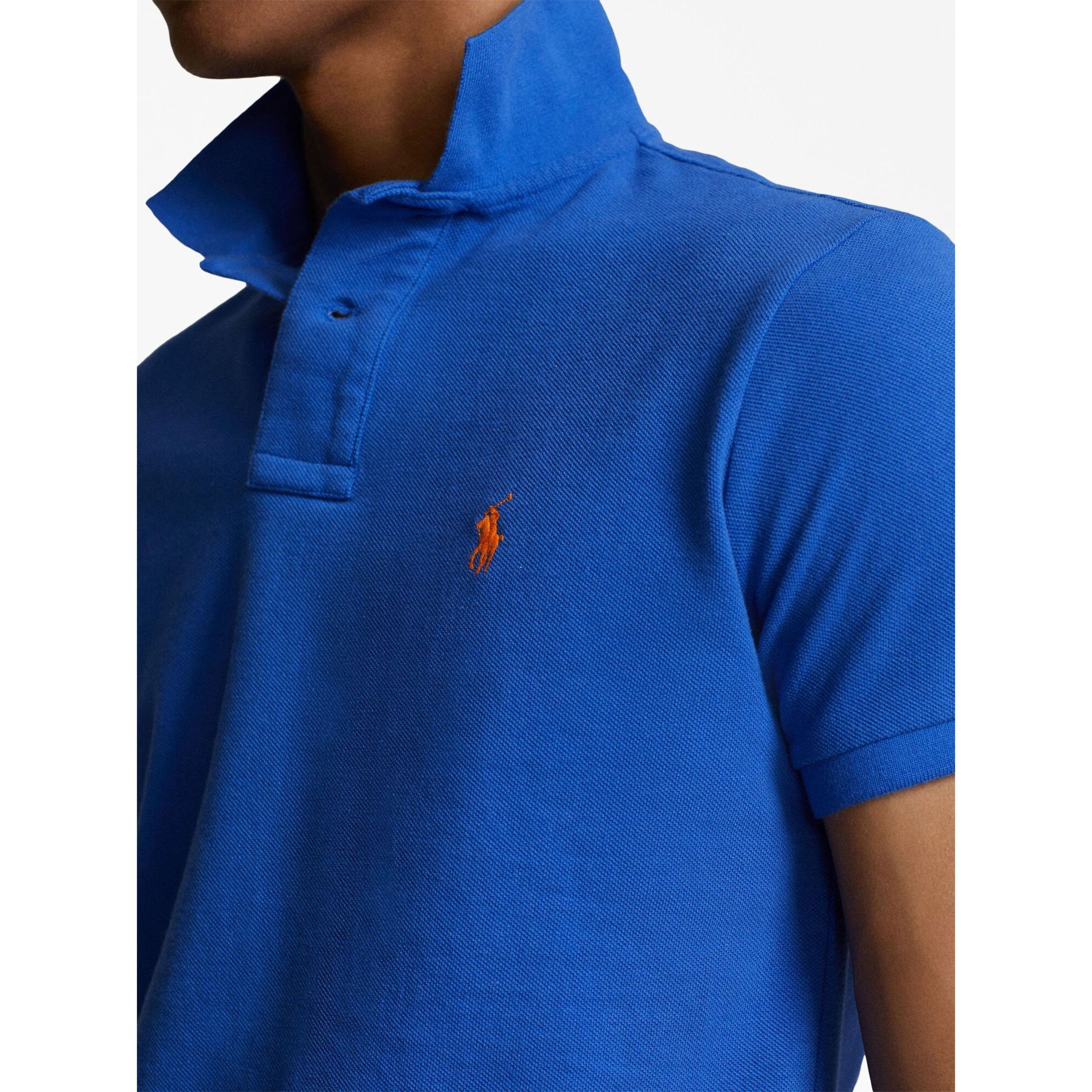 POLO RALPH LAUREN Polo marškiniai trumpos rank. vyrams, Mėlyna, Short sleeve polo 4