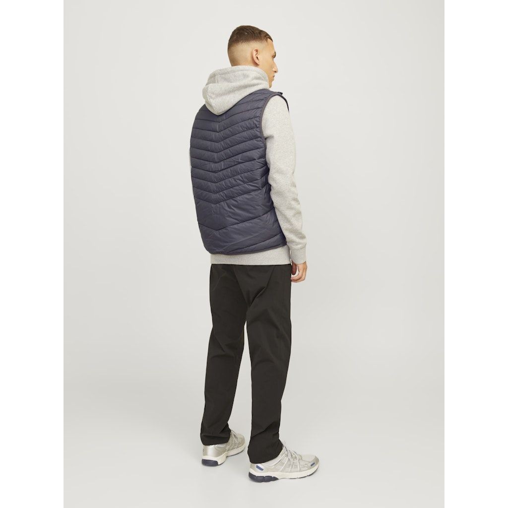 JACK & JONES Pūkinė liemenė vyrams, Mėlyna, State packable bw collar 6