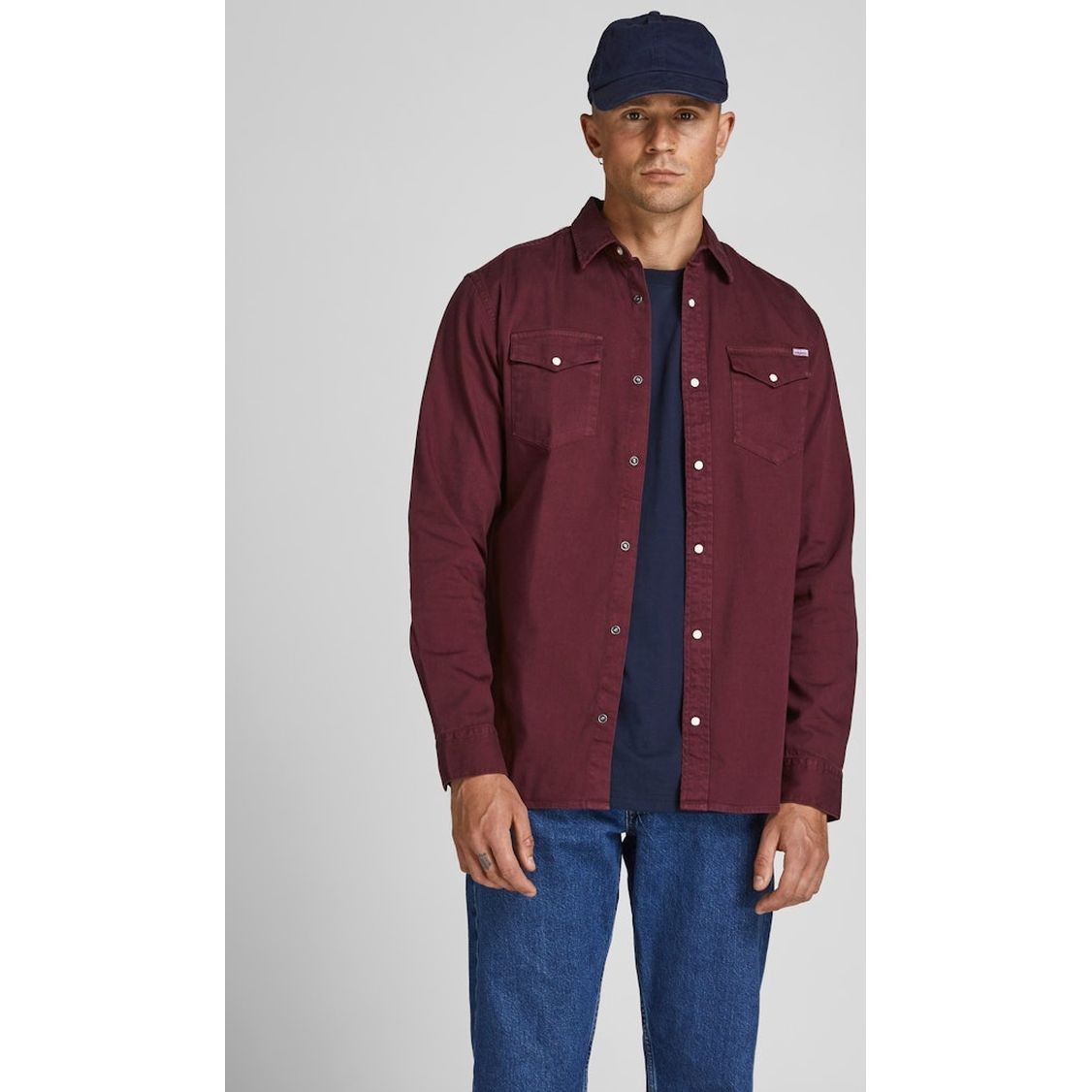 JACK & JONES Marškiniai vyrams, JJESHERIDAN SHIRT L/ 2
