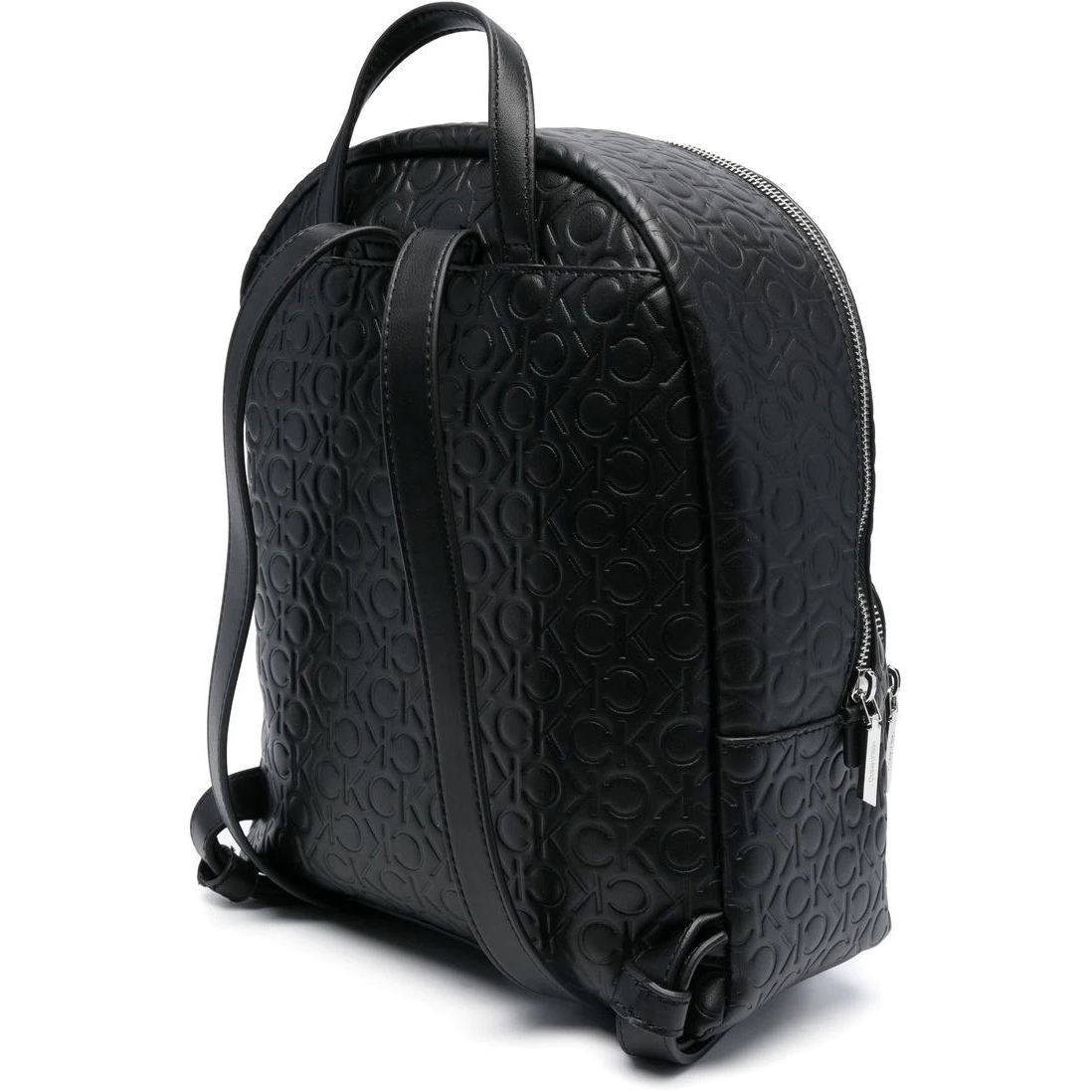 CALVIN KLEIN Kuprinė moterims, Juoda, MUST CAMPUS BACKPAEMBOSSED 2