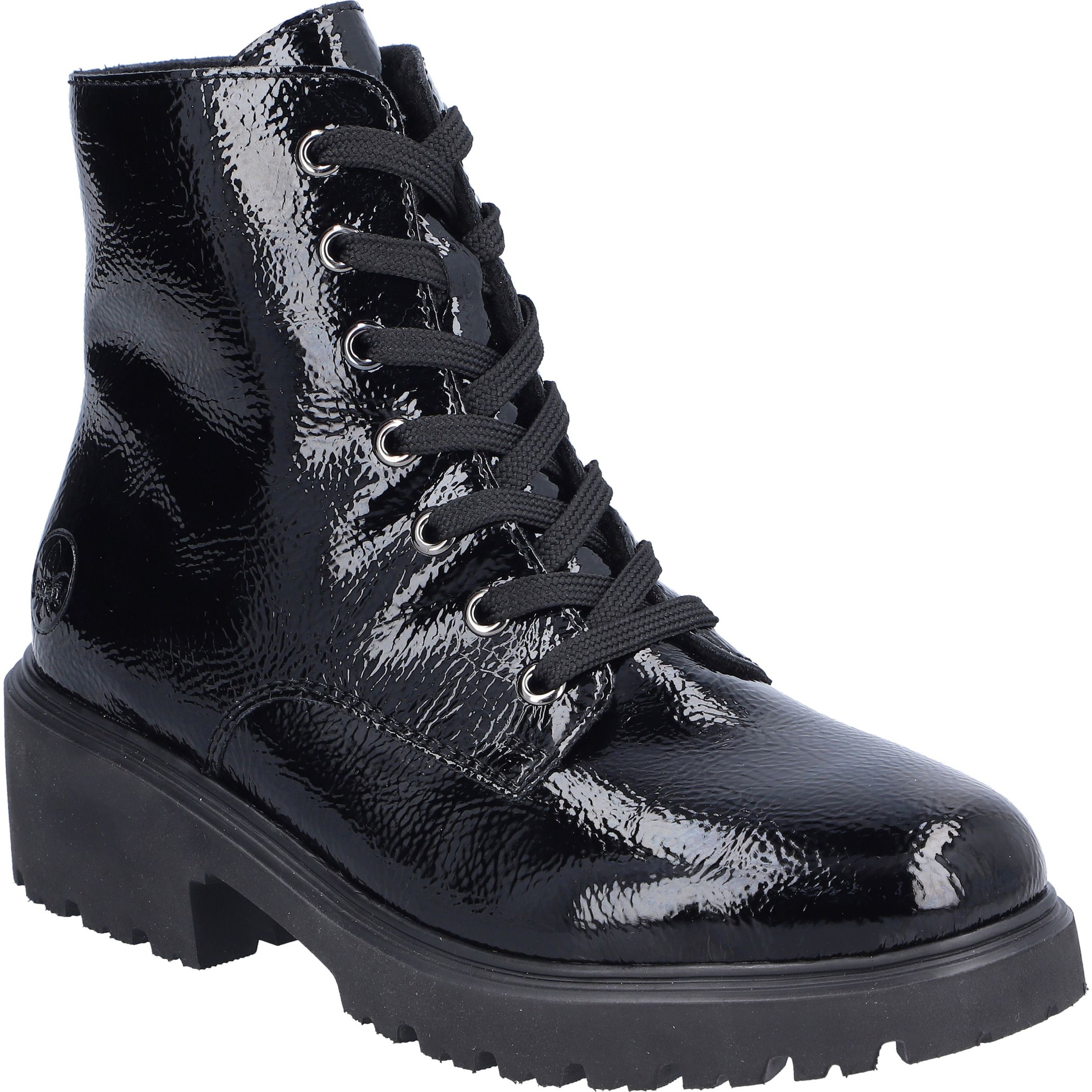 RIEKER Aulinukai moterims, Juoda, Ladies mid height boots 1