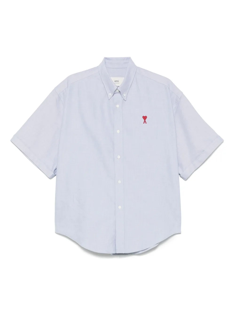 AMI PARIS Marškiniai trump. rankovėmis vyrams, Mėlyna, Short sleeve shirts