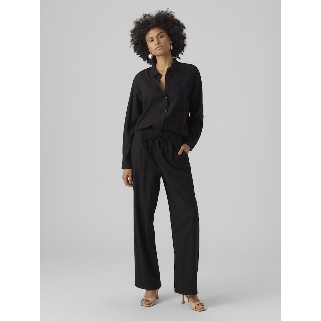 VERO MODA Kelnės moterims, Juoda, Vmjesmilo pants 5