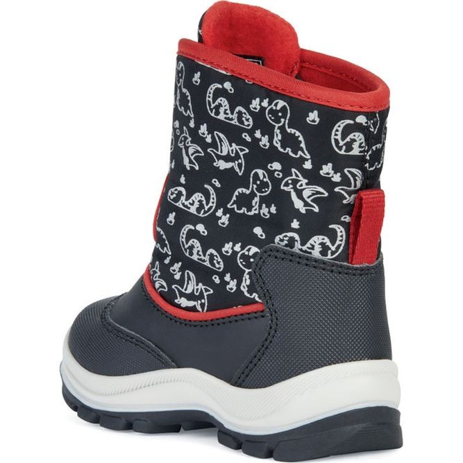 GEOX Aulinukai berniukams, Juoda, Flanfil abx booties 2