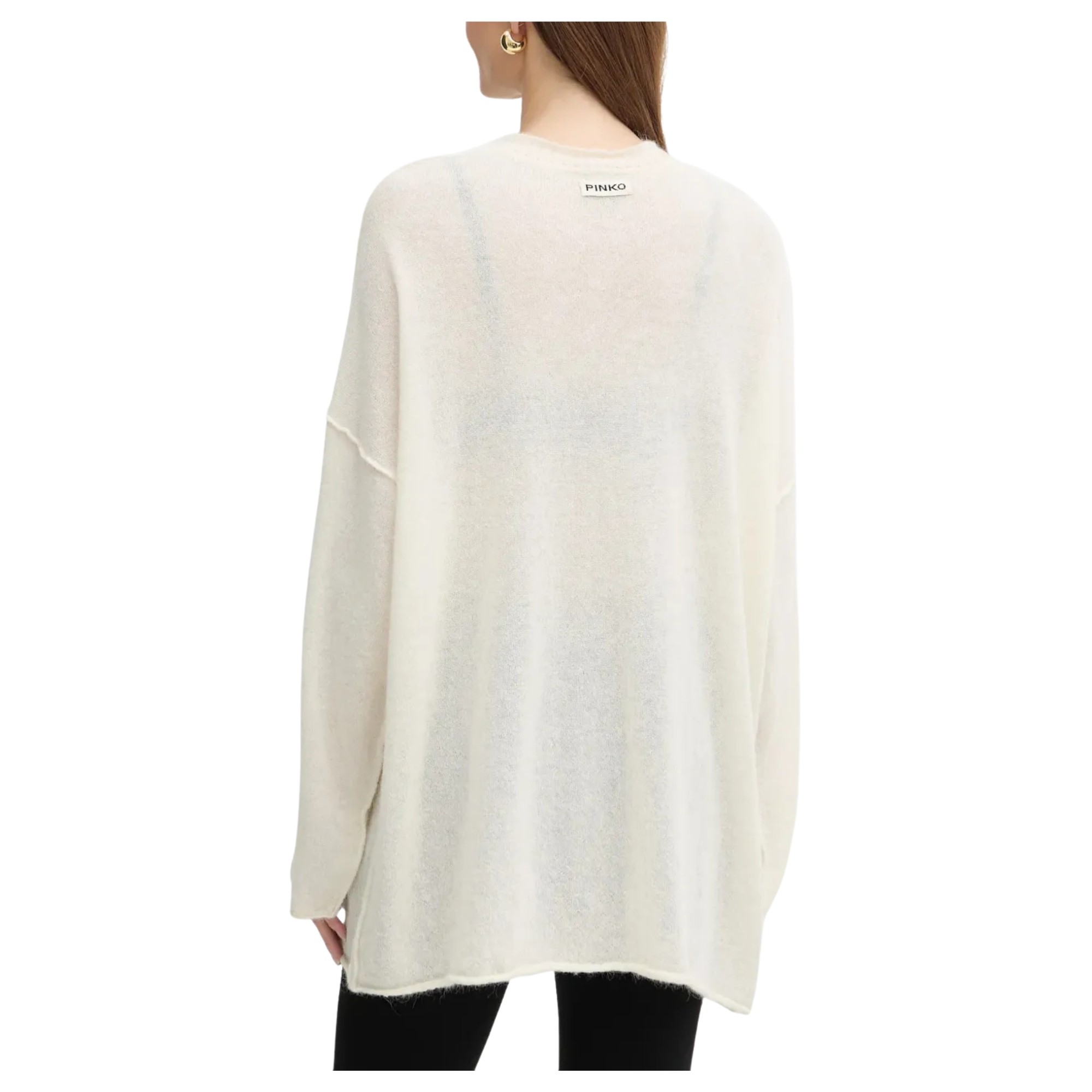 PINKO Megztinis moterims, Balta, Marshall sweater 2